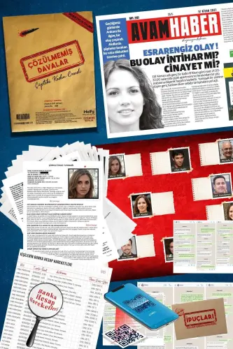 Muhteşem Dörtlü Katil Kim Dedektiflik Oyunu Dava Çözme Oyunu Cinayet Oyunu Dedektif Oyunu Kutu Oyun - 11