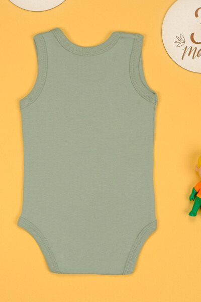 Dedemin Mirasını Yemeye Geldim Baskılı Çıtçıt Body Zıbın-Haki - BEBETOSPIK (1)