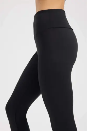 Beli Saran Sporcu Tayt-Siyah - 4