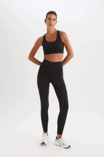 Beli Saran Sporcu Tayt-Siyah - 1