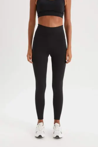 Beli Saran Sporcu Tayt-Siyah - 4