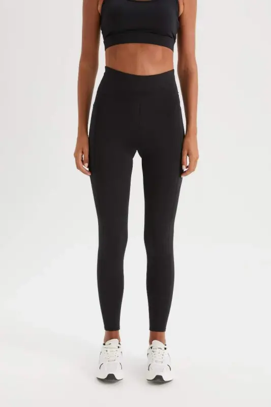 Beli Saran Sporcu Tayt-Siyah - 4