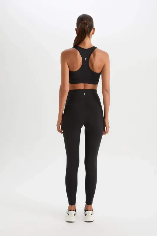 Beli Saran Sporcu Tayt-Siyah - 6