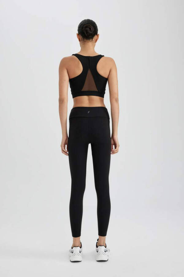 DeFactoFit High-Waisted Sport Leggings Black - 11