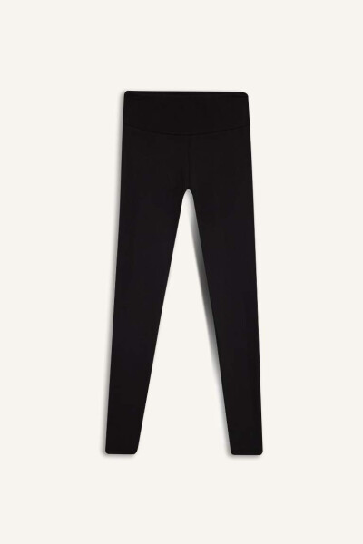 DeFactoFit High-Waisted Sport Leggings Black - 2