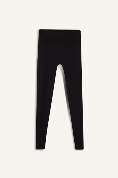 DeFactoFit High-Waisted Sport Leggings Black - 1