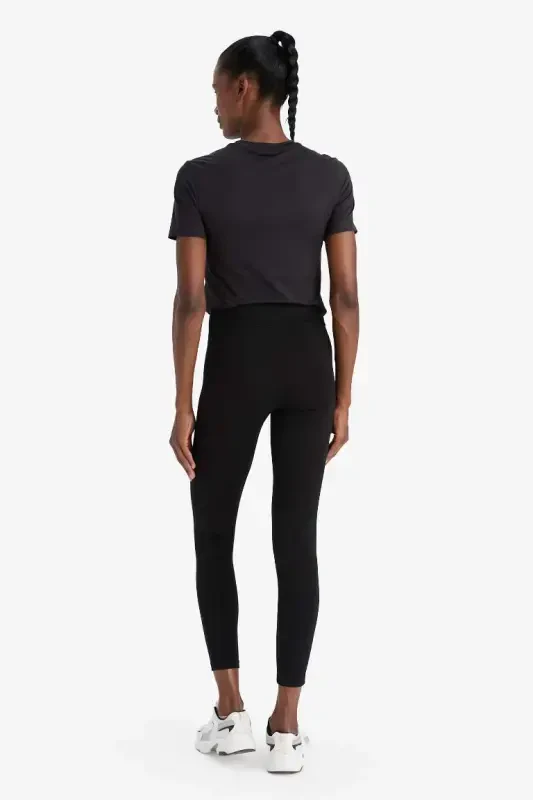 DeFactoFit High-Waisted Sports Leggings Black - 7