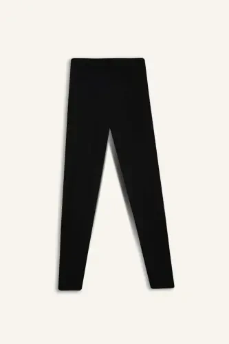 DeFactoFit High-Waisted Sports Leggings Black - 8