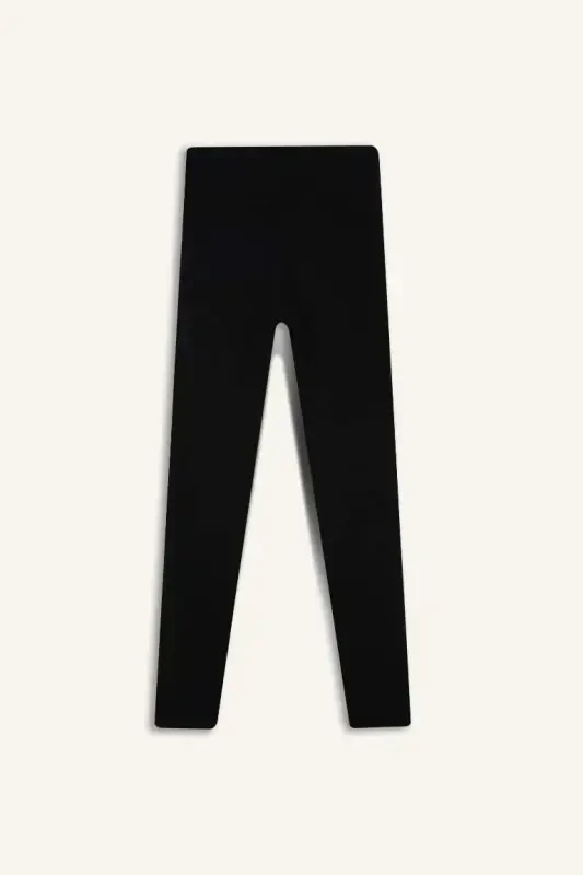 DeFactoFit High-Waisted Sports Leggings Black - 10