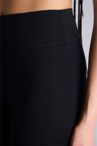 DeFactoFit High-Waisted Sports Leggings Black - 4