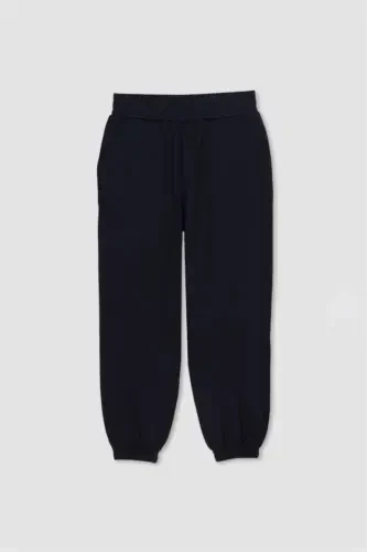 DeFactoFit Oversize широкие спортивные штаны с двумя карманами, джоггеры, стандартная длина, ткань для подводного плавания - черный - 1