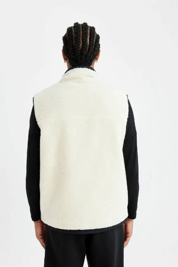 DeFactoFit Regular Fit Welsoft Peluş Jileti - 6