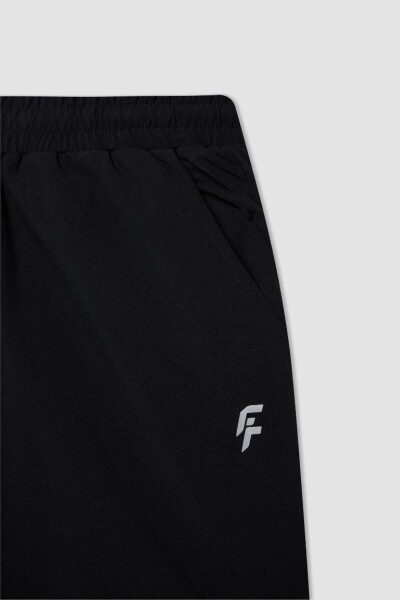 DeFactoFit Slim Fit Athletic Woven Shorts Black - 5