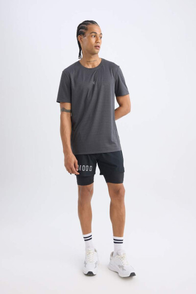 DeFactoFit Slim Fit Athletic Woven Shorts Black - 1