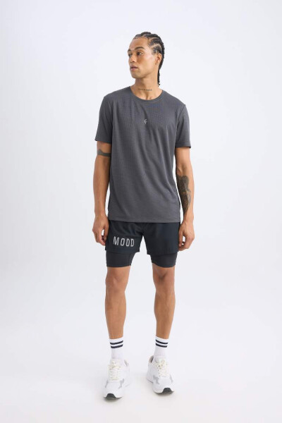 DeFactoFit Slim Fit Athletic Woven Shorts Black - 2