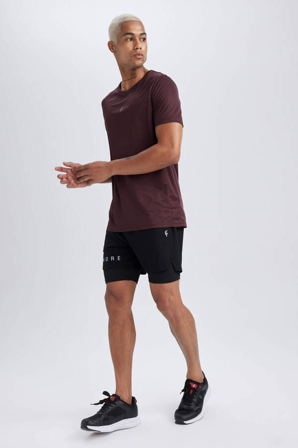 DeFactoFit Slim Fit Athletic Woven Shorts Black - 11