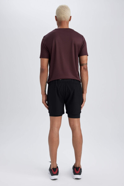 DeFactoFit Slim Fit Athletic Woven Shorts Black - 16