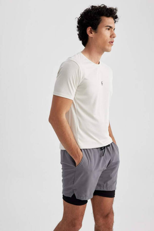 DeFactoFit Slim Fit Baskılı Spor Tişört - 6