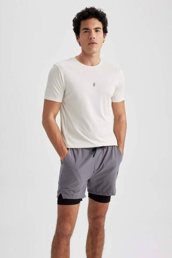 DeFactoFit Slim Fit Bosilganli Sport Tişört - 5