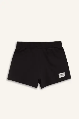 DeFactoFit Slim Fit Bosma Shorti Qora - DEFACTO (1)