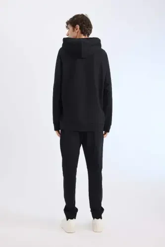 DeFactoFit Slim Fit спортивные джоггеры, узкий крой, стандартный низ, базовый однотонный - черный - 1