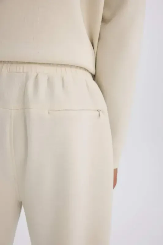 DeFactoFit Slim Fit Спортивные джоггеры, зауженные, из дайвинг-ткани, стандартные штанины, пояс на шнурке, эластичные штанины - камень - 6