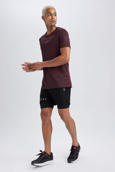 DeFactoFit Slim Fit Sports Woven Shorts Black - 16