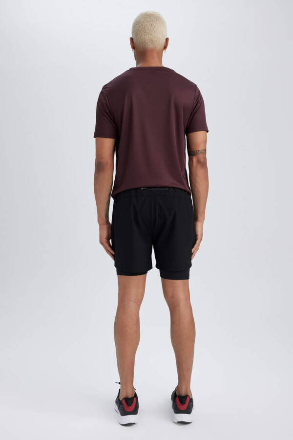 DeFactoFit Slim Fit Sports Woven Shorts Black - 21