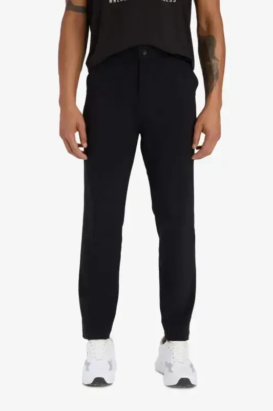 DeFactoFit Slim Fit Tor Qisqichli Ikki cho'ntakli Standart Oyoqli Elastik Multifunktsional Sportchi Jogger-Qora - 6