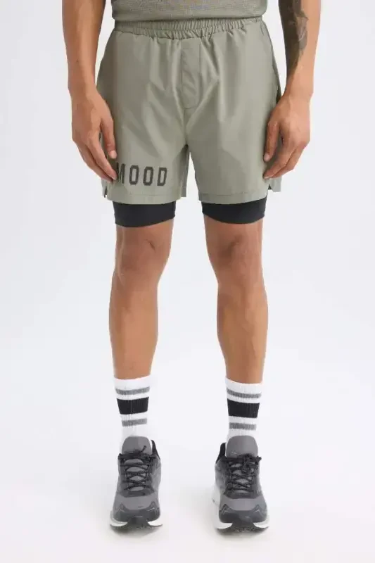 DeFactoFit Шорты спортивные плетеные Slim Fit в цвете хаки - 5