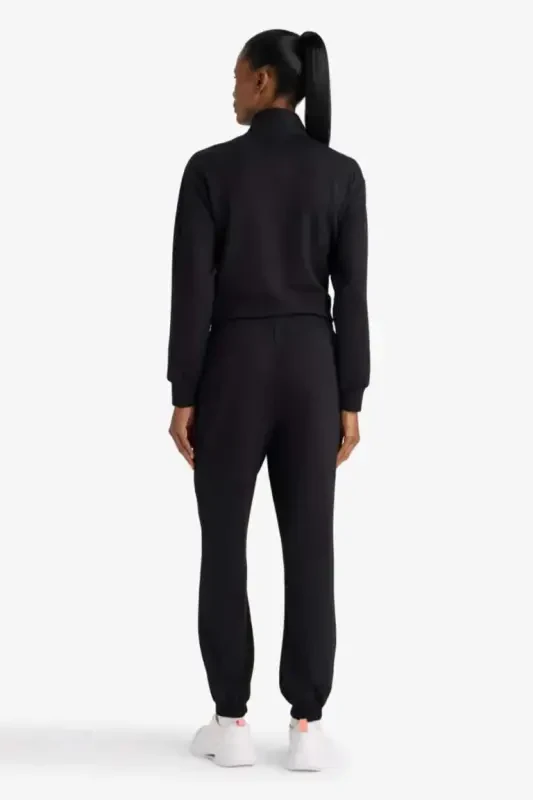 DeFactoFit Sportchi Jogger Yengil Sport Shim Standart Fit Modal Ikki Cho'ntakli Asosiy Tekis-Qora - 6