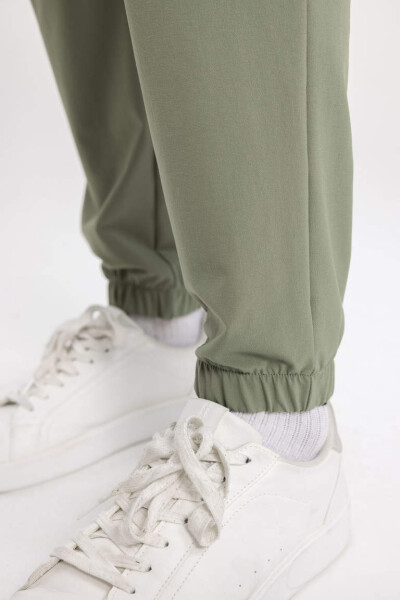 DeFactoFit Standard Fit Cargo Pocket Woven Sports Jogger Sweatpants Light Khaki - 6