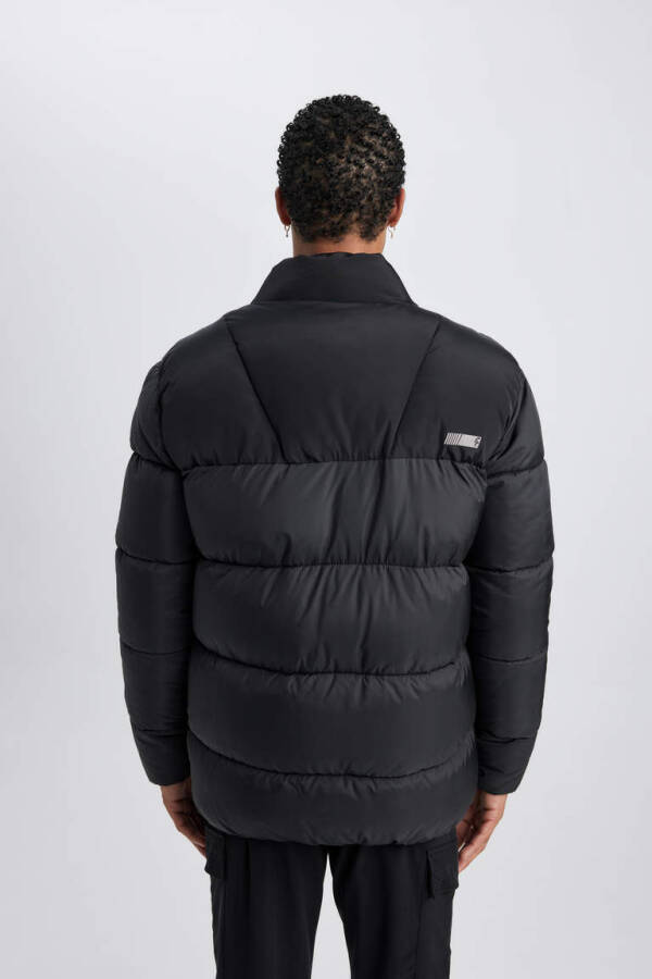 DeFactoFit Suvdan Himoya Qiluvchi Oversize Fit Puffer Ko'ylagi Qora - 6