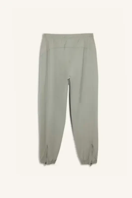 DeFactoFit Wide Leg Keng Paçalı Cho'ntakli Sport Dokuma Yengil Shim - Ochiq Haki - 10