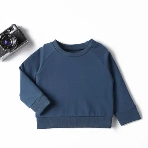 DEFAHN Toddler Baby Pullover Sweatshirt,Long Sleeve Infant Boy Girl Crewneck Active Tshirts 6 Month-3Y - DEFAHN (1)