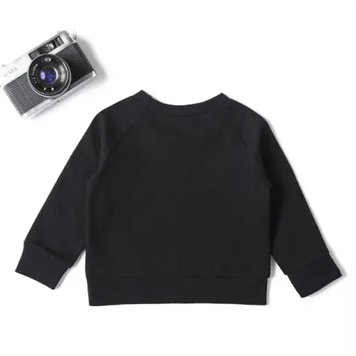 DEFAHN Toddler Baby Pullover Sweatshirt,Long Sleeve Infant Boy Girl Crewneck Active Tshirts 6 Month-3Y - DEFAHN (1)