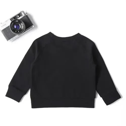 DEFAHN Toddler Baby Pullover Sweatshirt,Long Sleeve Infant Boy Girl Crewneck Active Tshirts 6 Month-3Y - 2