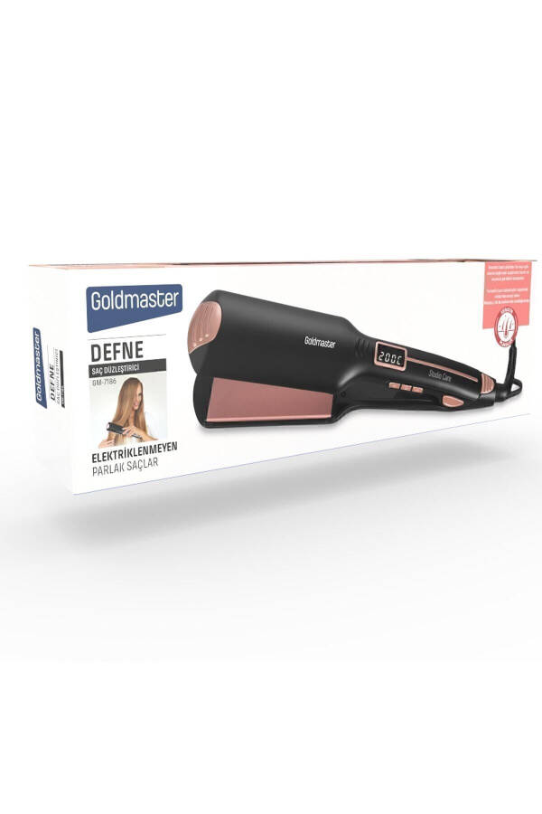 Defne Digital Display Tourmaline Keratin Ceramic Wide Plate Hair Straightener Gm7186 - 32