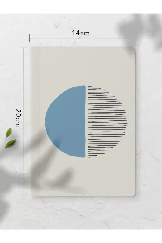 Defter Seti - Geometrik - 4 Adet - 14cm*20cm - 64 Sahifa - Chizg'isiz-Rangli II - 3