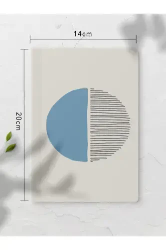 Defter Seti - Geometrik - 4 Adet - 14cm*20cm - 64 Sayfa - Çizgisiz-Renkli II - 3