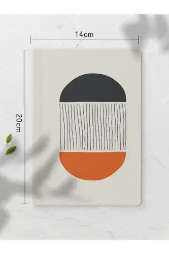 Defter Seti - Geometrik - 4 Adet - 14cm*20cm - 64 Sayfa - Çizgisiz-Renkli II - 6