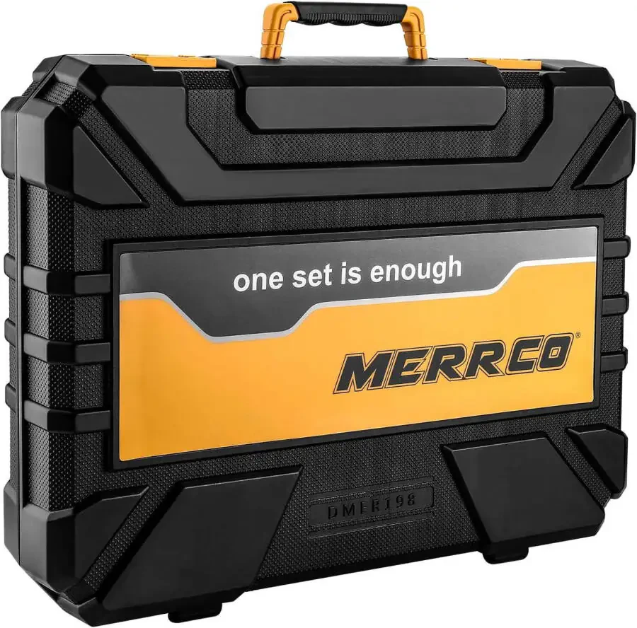 DEKO 190 Piece Home Repair Tool Kit, Wrench Plastic Toolbox with General Household Hand Tool Set - 5