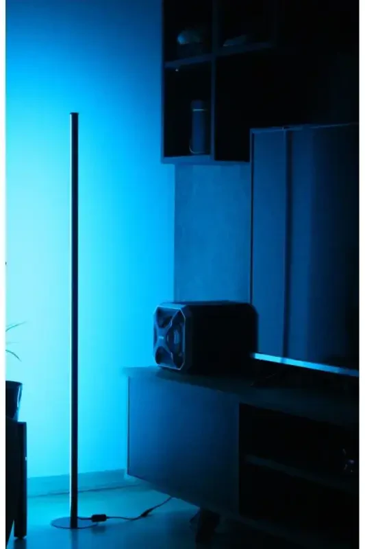 Dekoratif Köşe Led Lambader Rgb Kumandalı 16 Renk Ayaklı 120 cm. - 4