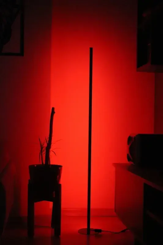 Dekoratif Köşe Led Lambader Rgb Kumandalı 16 Renk Ayaklı 120 cm. - 6
