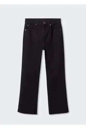 Dekorativ yirtiqli toʻgʻri kesimli jinsi - 3