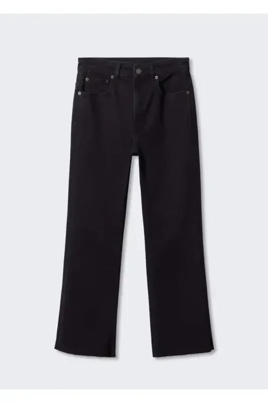 Dekorativ yirtiqli toʻgʻri kesimli jinsi - 3