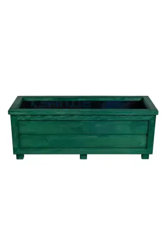 Dekorativ yog'och tuvak - Zumrad yashil - 1