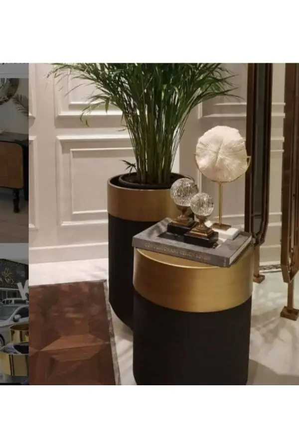 Декоративный винтажный большой горшок для цветов, горшок дарбука, 70 см - 5