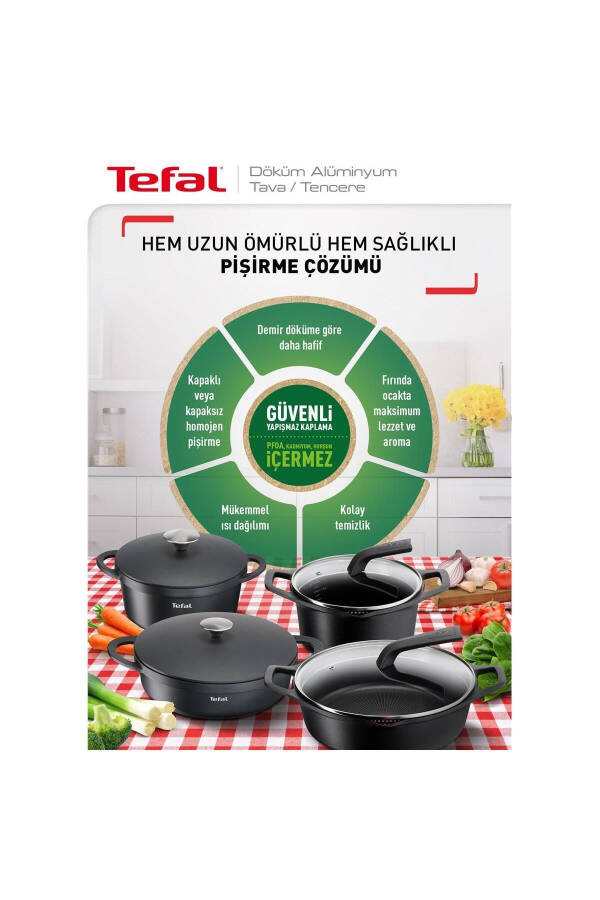 Delicio Cast Iron Deep Pot - 20 Cm - 14