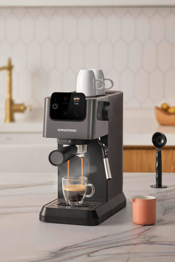 Delisia Coffee KSM 4330 Sut Ko'pirtirgichli Qo'lda Ishlatiladigan Espresso Mashinasi - 15
